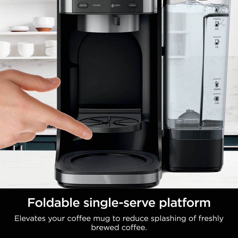 slide 7 of 10, Ninja DualBrew Hot & Iced Coffee Maker -CFP101: 12-Cup, Custom Brew Strength, Removable Reservoir, Glass Carafe, 1 ct