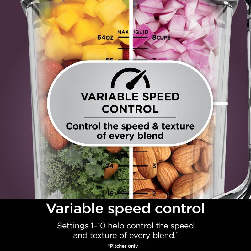 slide 14 of 17, Ninja Detect Power Kitchen System Pro with BlendSense Technology - TB401: 1200W Blender & Food Processor, 72oz Capacity, 72 oz
