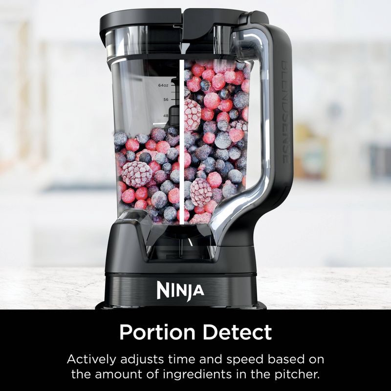 slide 5 of 17, Ninja Detect Power Kitchen System Pro with BlendSense Technology - TB401: 1200W Blender & Food Processor, 72oz Capacity, 72 oz