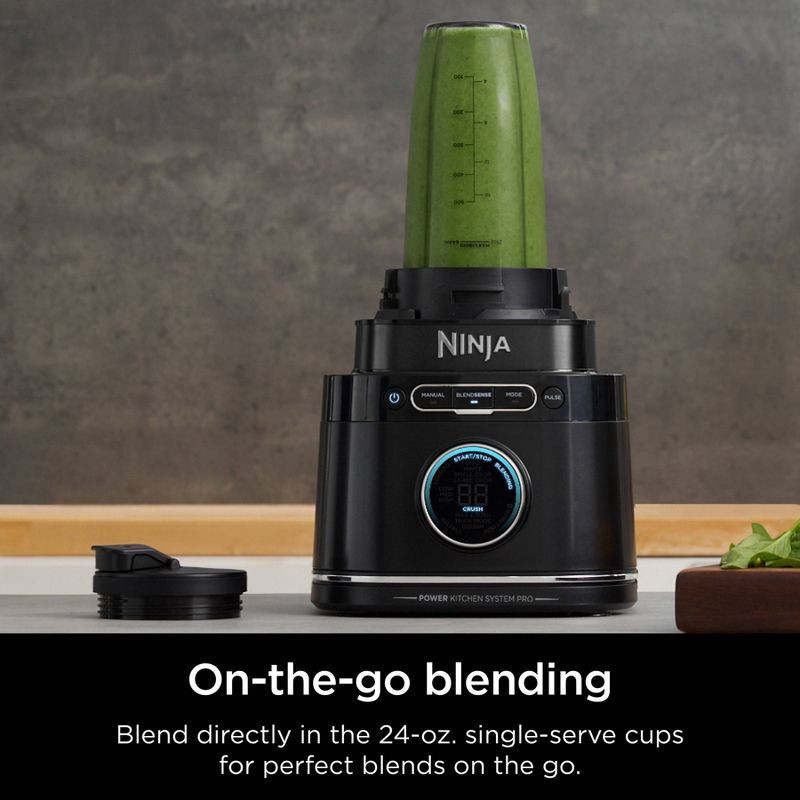 slide 8 of 17, Ninja Detect Power Kitchen System Pro with BlendSense Technology - TB401: 1200W Blender & Food Processor, 72oz Capacity, 72 oz