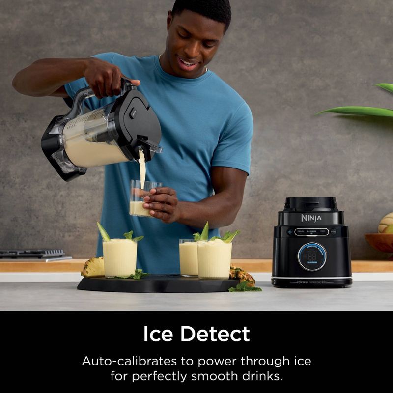 slide 4 of 14, Ninja Detect Power Blender Pro + Personal Single-Serve, BlendSense Technology, 1800PW, Pitcher, To-Go Cups - TB301, 1 ct