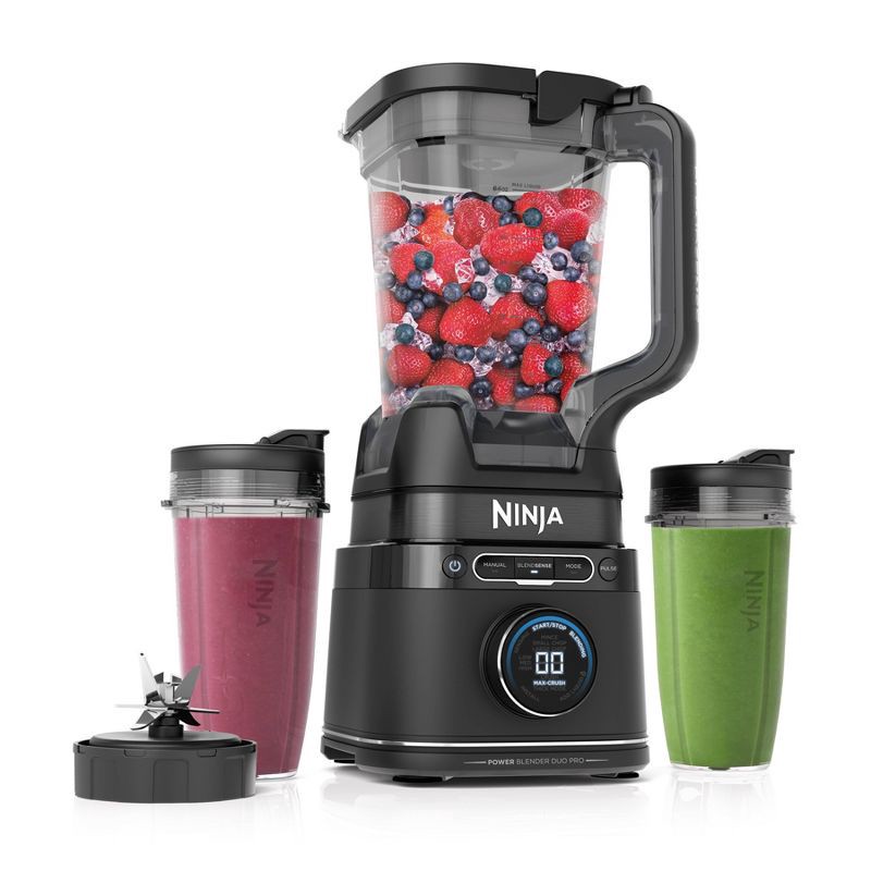 slide 1 of 14, Ninja Detect Power Blender Pro + Personal Single-Serve, BlendSense Technology, 1800PW, Pitcher, To-Go Cups - TB301, 1 ct