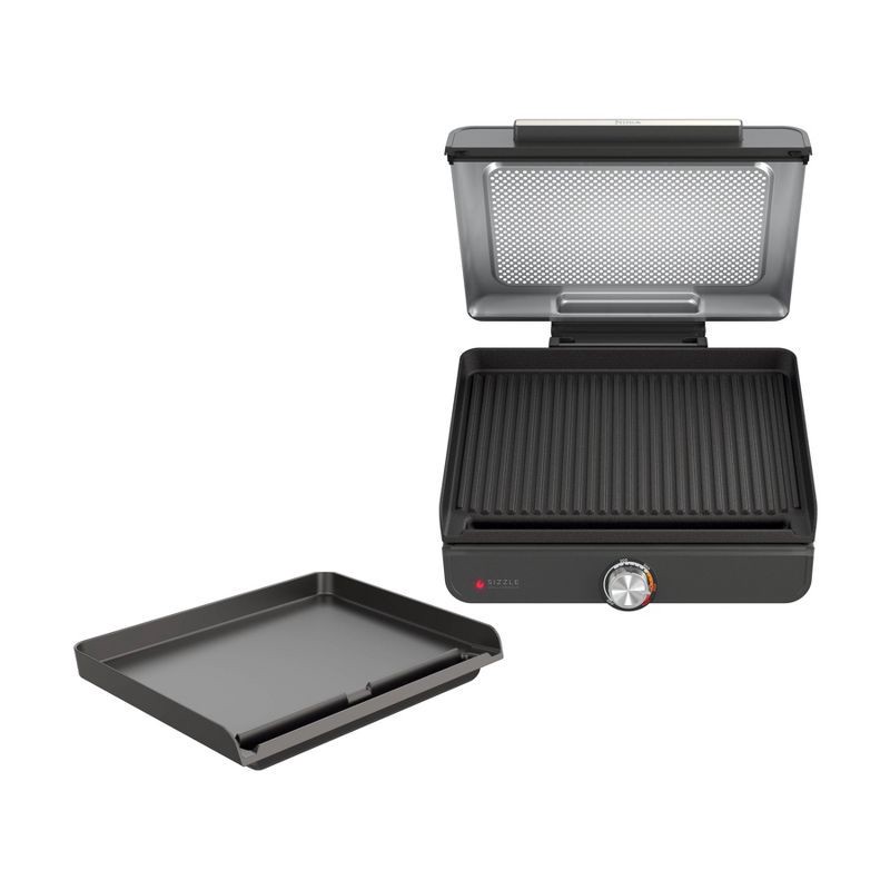 slide 10 of 10, Ninja Sizzle Indoor Grill & Griddle with Interchangeable Plates Gray, 1 ct