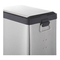 slide 2 of 13, Test Rite Stainless Steel Slim Rectangular Bin, 45 liter