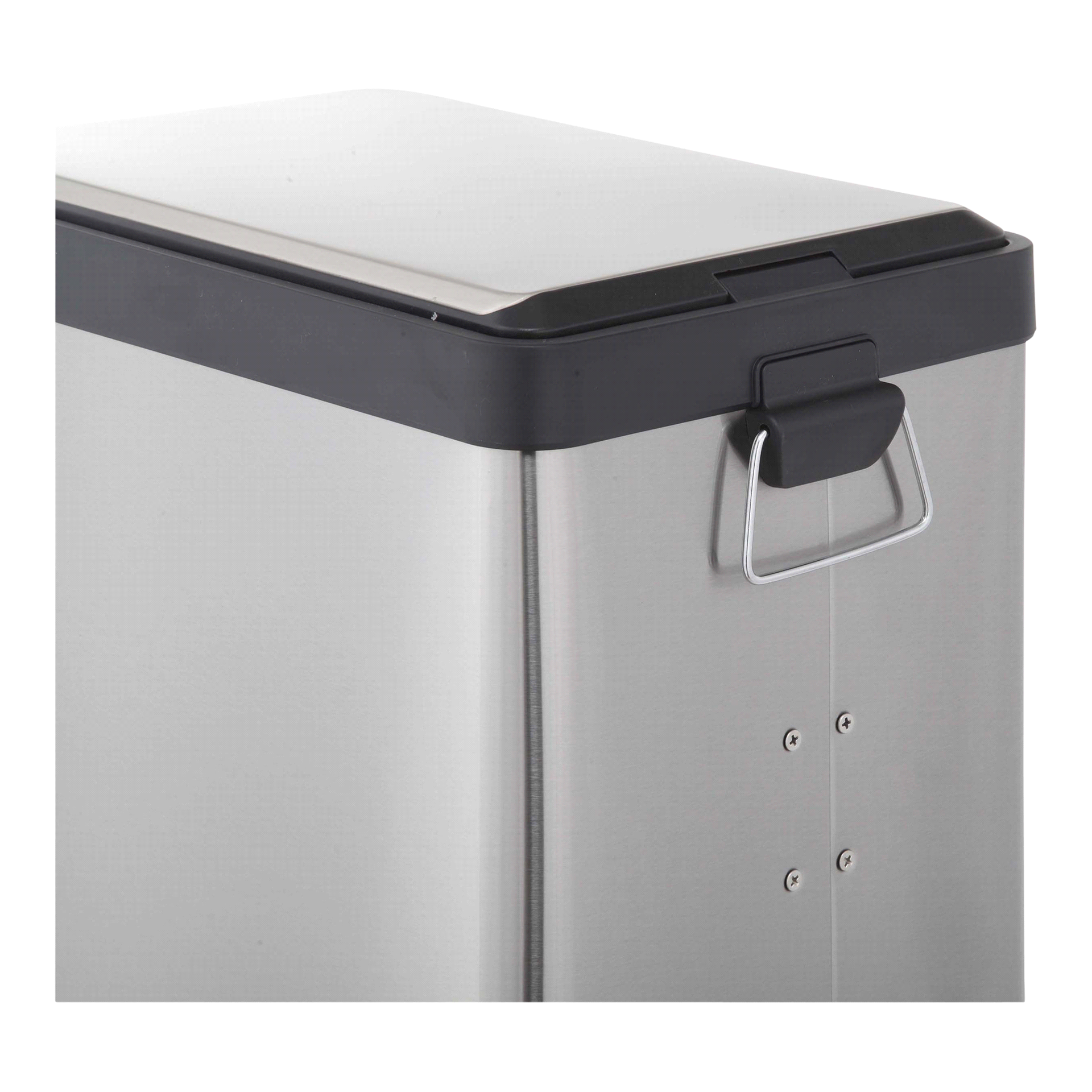 slide 9 of 13, Test Rite Stainless Steel Slim Rectangular Bin, 45 liter