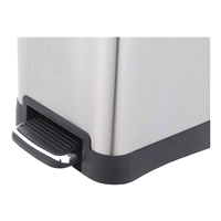 slide 10 of 13, Test Rite Stainless Steel Slim Rectangular Bin, 45 liter