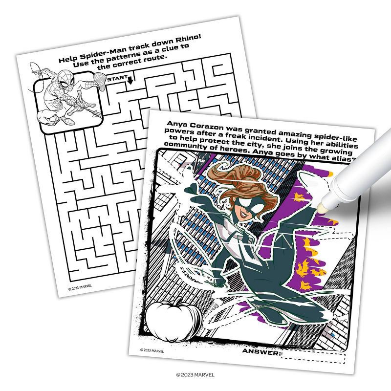 slide 4 of 5, Bendon Spider-Man Halloween Imagine Ink Book, 1 ct