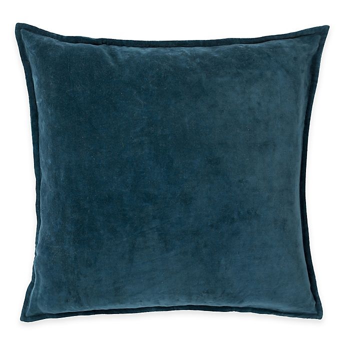 slide 1 of 1, Surya Velizh Square Throw Pillow - Teal, 22 in