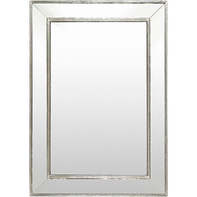 slide 1 of 1, Surya Pieter Wall Mirror - Silver, 40 in x 28 in