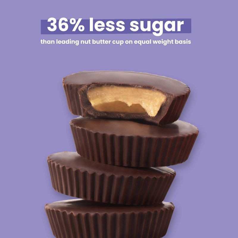 slide 2 of 6, UNREAL Dark Chocolate Almond Butter Cups Candy - 3.2oz, 3.2 oz