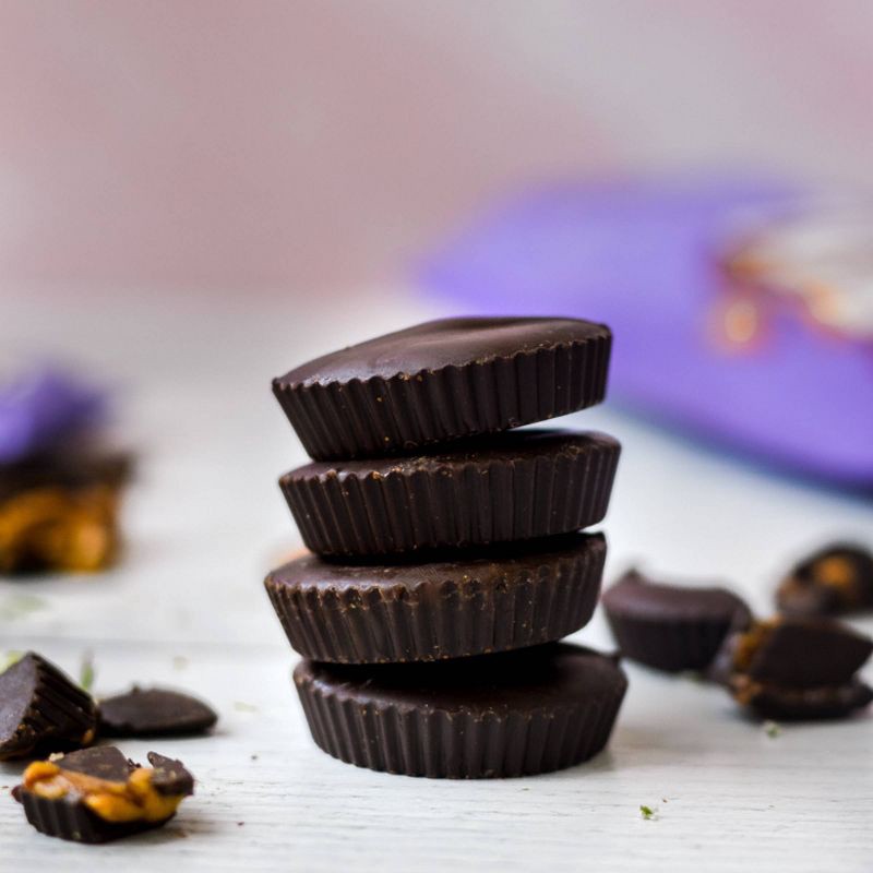 slide 6 of 6, UNREAL Dark Chocolate Almond Butter Cups Candy - 3.2oz, 3.2 oz