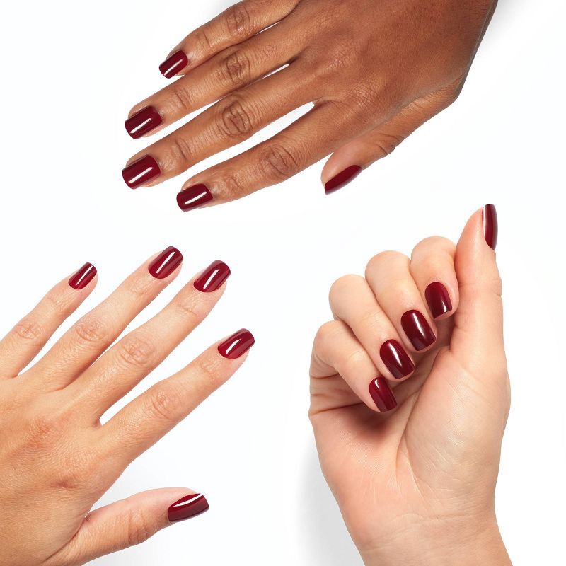 slide 5 of 7, OPI Press-On Fake Nails - Got the Blues For Red - 26ct, 26 ct