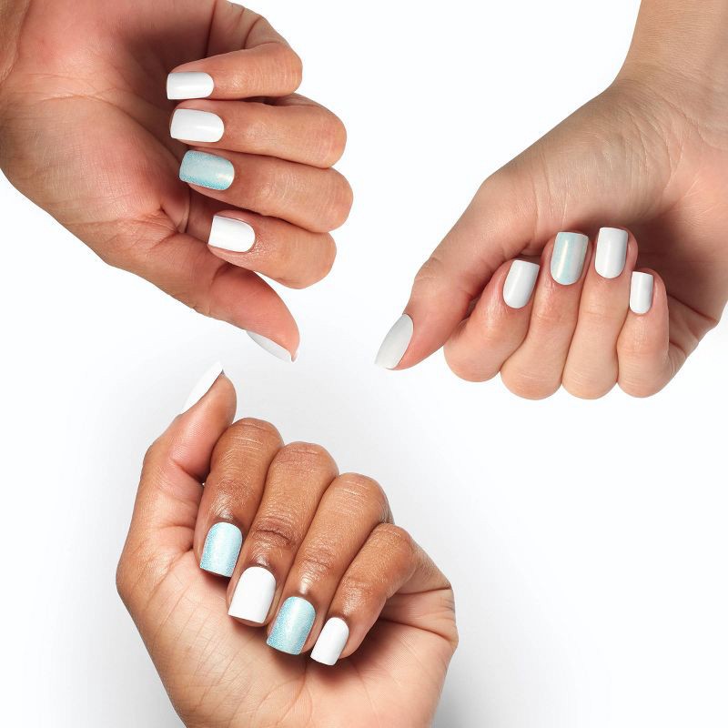 slide 5 of 7, OPI Press-On Fake Nails - All Ice On Alpine Snow - 26ct, 26 ct