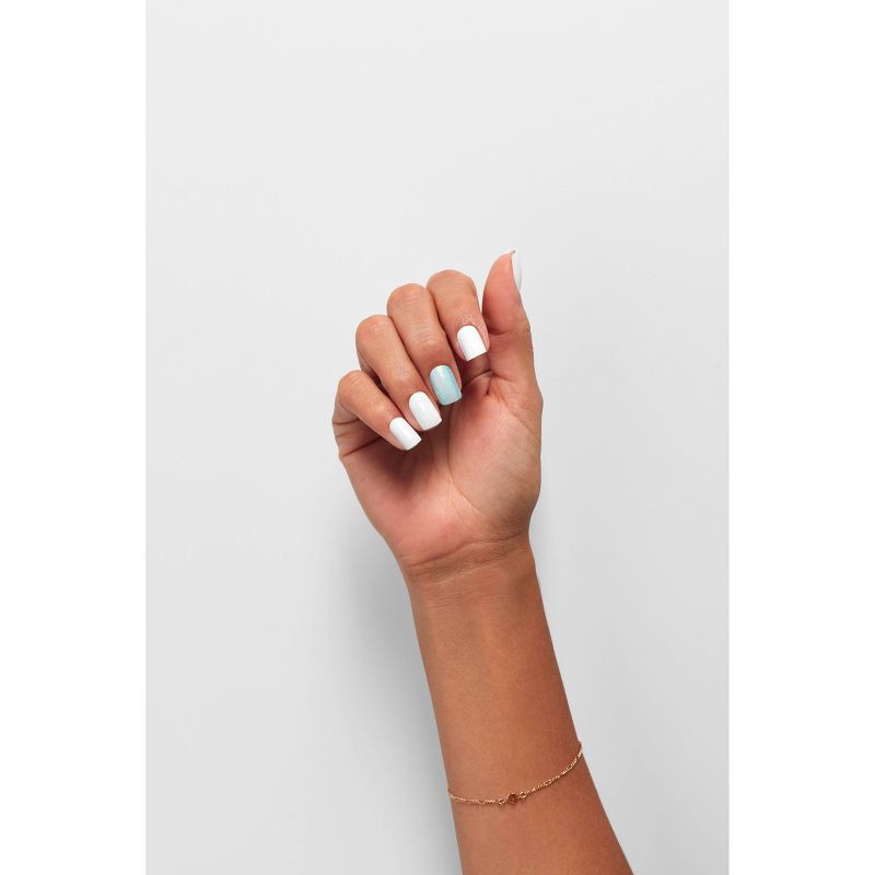 slide 7 of 7, OPI Press-On Fake Nails - All Ice On Alpine Snow - 26ct, 26 ct