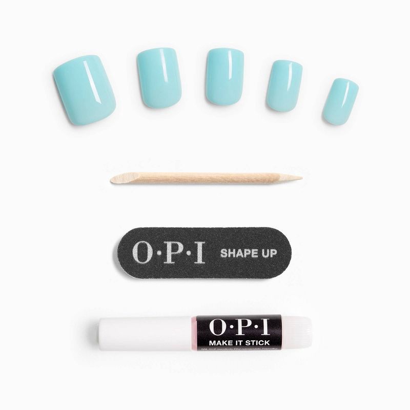 slide 8 of 9, OPI Press-On Fake Nails - Suzi Without A Paddle - 26ct, 26 ct