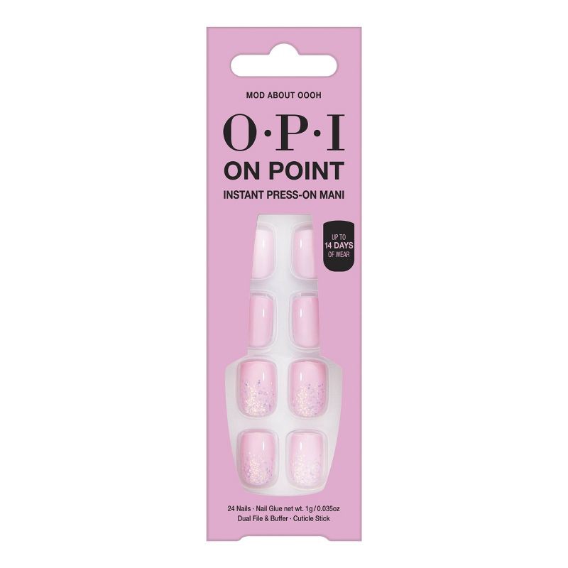 slide 1 of 8, OPI Press-On Fake Nails - Mod About OOOH - 26ct, 26 ct