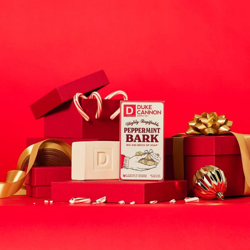 slide 4 of 5, Duke Cannon Supply Co. Bar Soap - Peppermint Scent - 10oz - Christmas, 10 oz