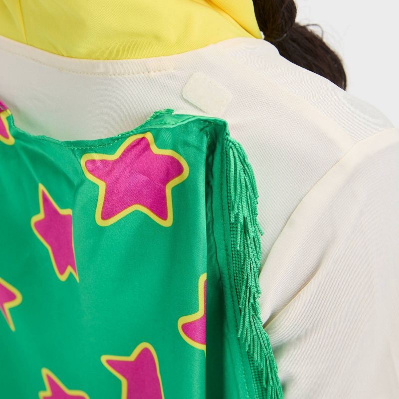 slide 2 of 4, Universal Girls' Trolls Viva Cosplay Dress - Off-White XL, 1 ct