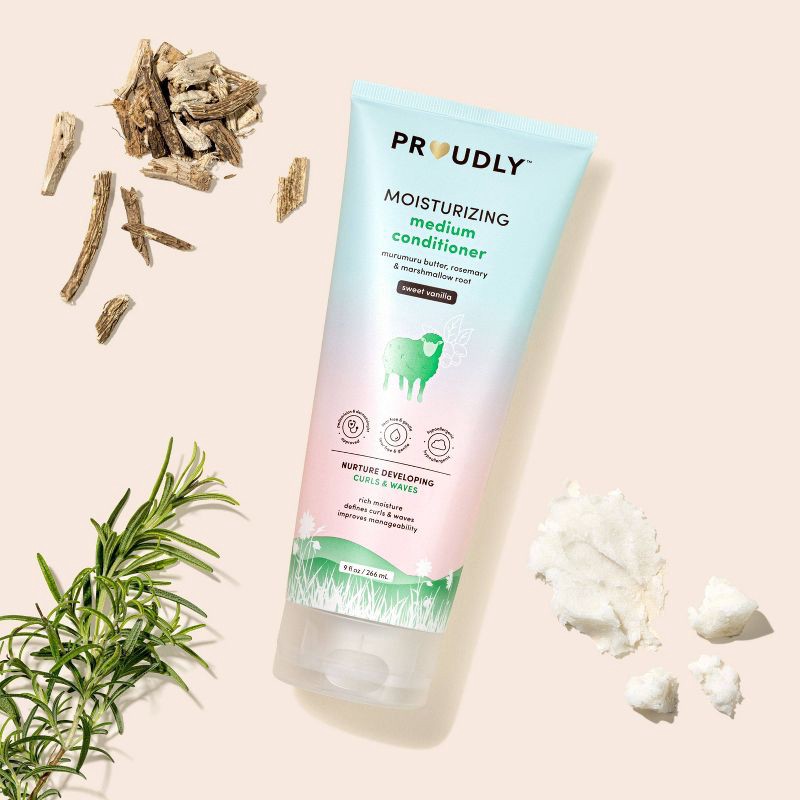 slide 3 of 6, PROUDLY COMPANY Moisturizing Medium Conditioner - 9 fl oz, 9 fl oz