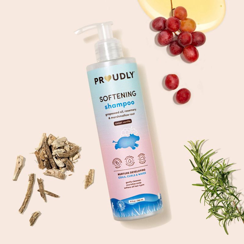 slide 3 of 6, PROUDLY COMPANY Softening Shampoo - 9 fl oz, 9 fl oz