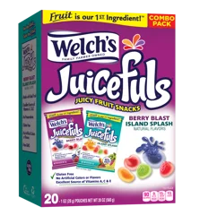 Welch's Juicefuls Berry Blast And Island Splash Fruit Snacks Variety Pack