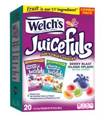Welch's Juicefuls Berry Blast And Island Splash Fruit Snacks Variety Pack