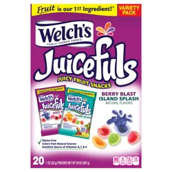 Welch's Juicefuls Berry Blast And Island Splash Fruit Snacks Variety Pack