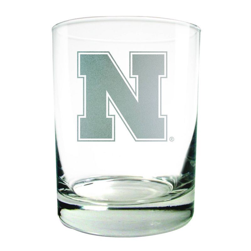 slide 3 of 3, NCAA Nebraska Cornhuskers Laser Etched Rocks Glass Set - 2pc: 12oz Drinkware Gift, 2 ct