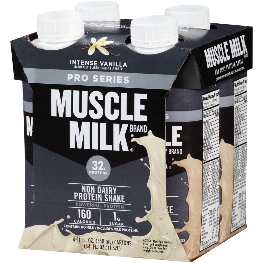 slide 3 of 8, Muscle Milk Protein Shake, 44 oz