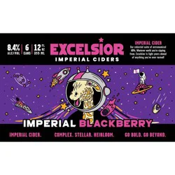 Schilling Hard Cider Schilling Excelsior Imperial Blackberry - 6pk/12 fl oz Can