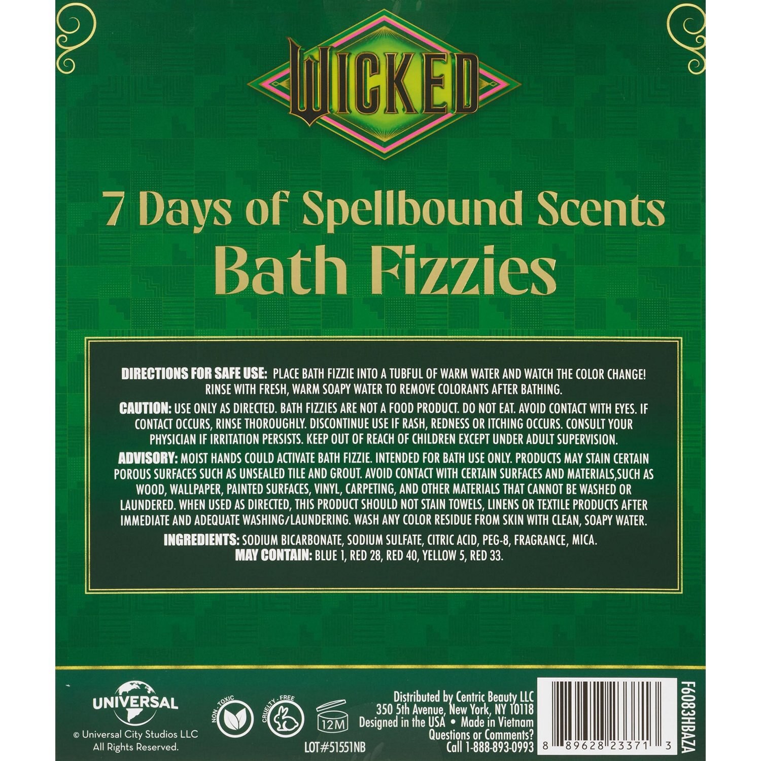 slide 2 of 2, Claire's Wicked 7 Day Advent Calendar, 1 ct