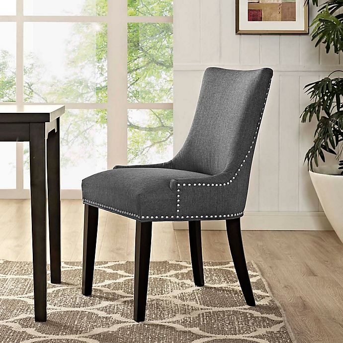 slide 1 of 4, Modway Marquis Upholstered Dining Side Chair - Grey, 1 ct