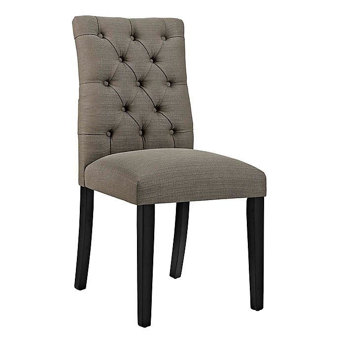 slide 2 of 4, Modway Duchess Upholstered Dining Side Chair - Granite, 1 ct