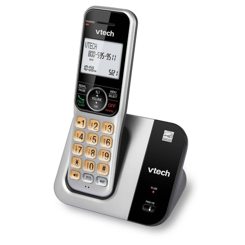 slide 2 of 3, V-Tech VTech CS5319 Single Handset Cordless Phone: 2-Line Conference Call, 1.9 GHz Frequency, 1 ct