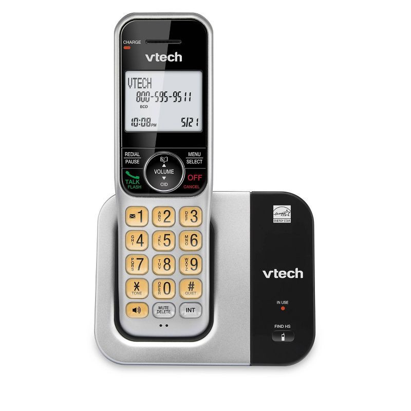 slide 1 of 3, V-Tech VTech CS5319 Single Handset Cordless Phone: 2-Line Conference Call, 1.9 GHz Frequency, 1 ct