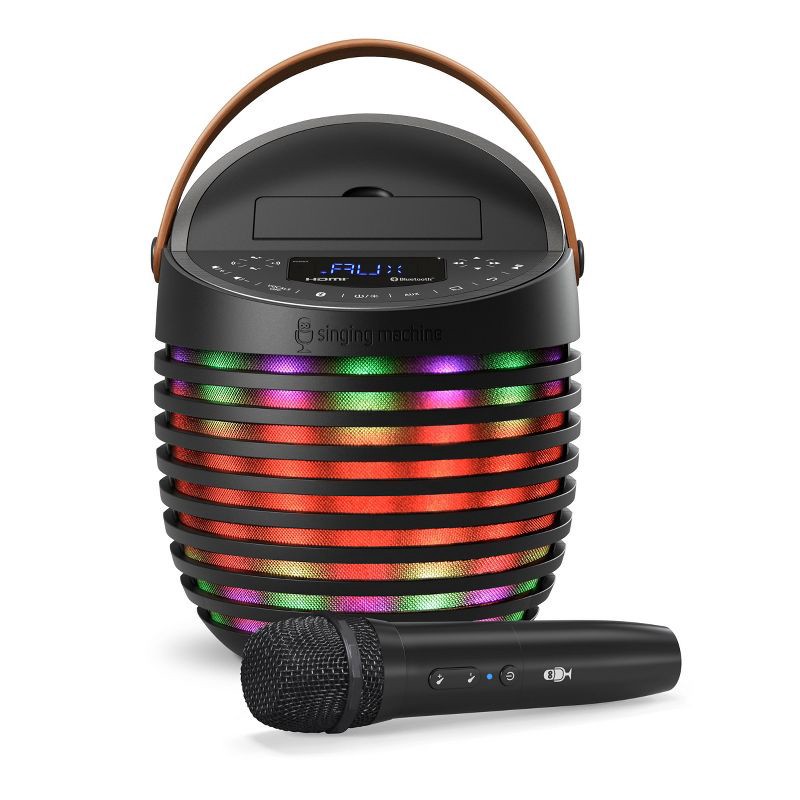slide 1 of 7, Singing Machine SingCast One Casting Bluetooth Karaoke System with wireless Microphone, 1 ct
