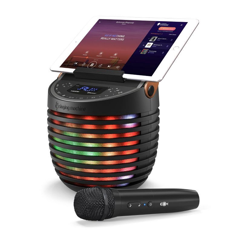 slide 6 of 7, Singing Machine SingCast One Casting Bluetooth Karaoke System with wireless Microphone, 1 ct