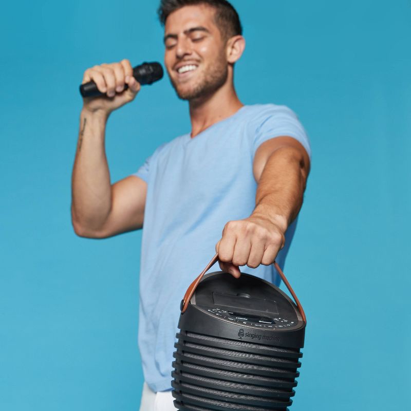 slide 5 of 7, Singing Machine SingCast One Casting Bluetooth Karaoke System with wireless Microphone, 1 ct