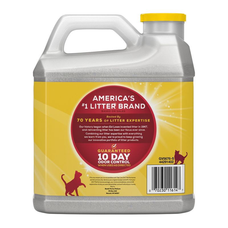 slide 2 of 10, Purina Tidy Cats 24/7 Performance Clumping Scoop Cat & Kitty Litter for Multiple Cats - 14lbs, 14 lb