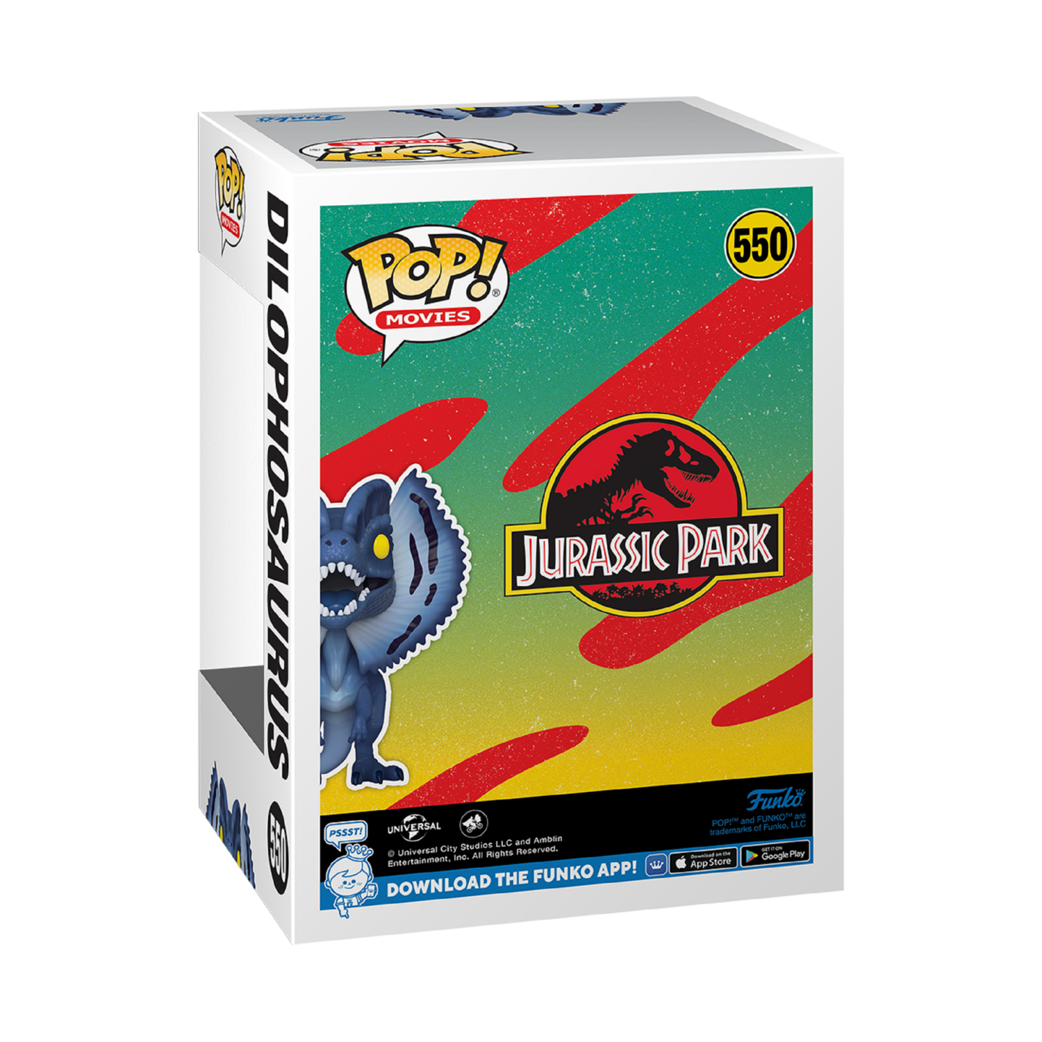 slide 2 of 3, Funko POP! Movies Jurassic Park Dilophosaurus, 1 ct