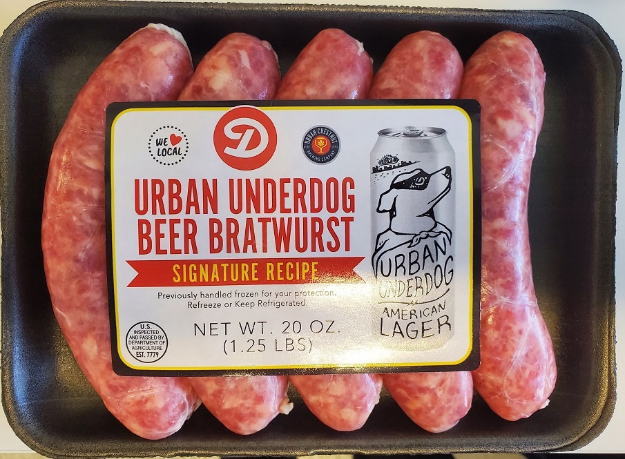 slide 1 of 1, Dierbergs Urban Chestnut Bratwurst, 20 oz