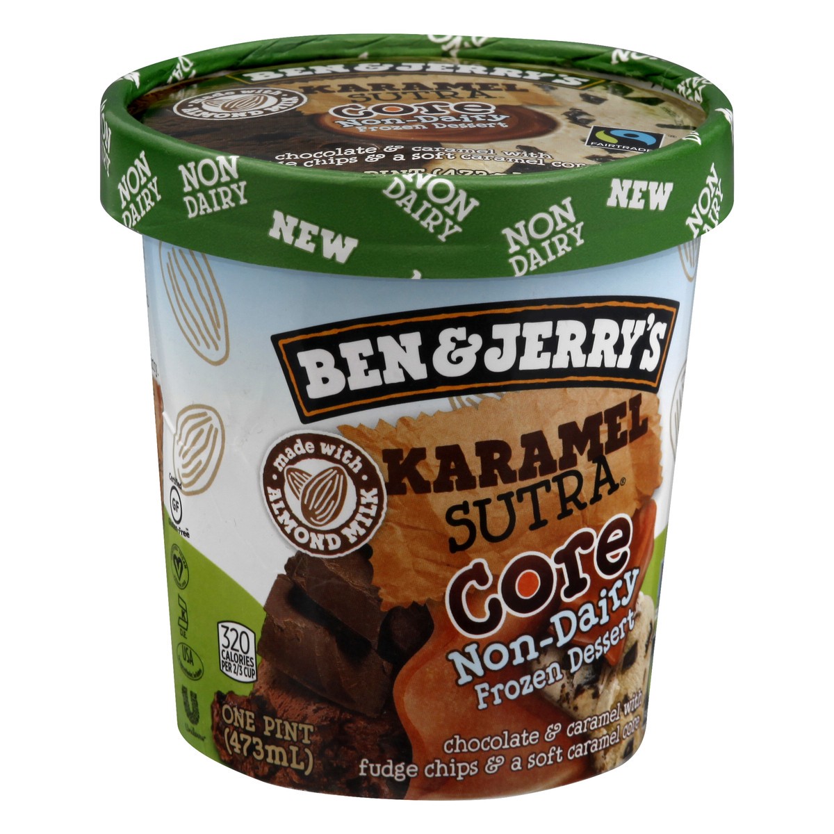 slide 11 of 11, Ben & Jerry's Non-Dairy Karamel Sutra Core Frozen Dessert, 16 oz, 16 oz