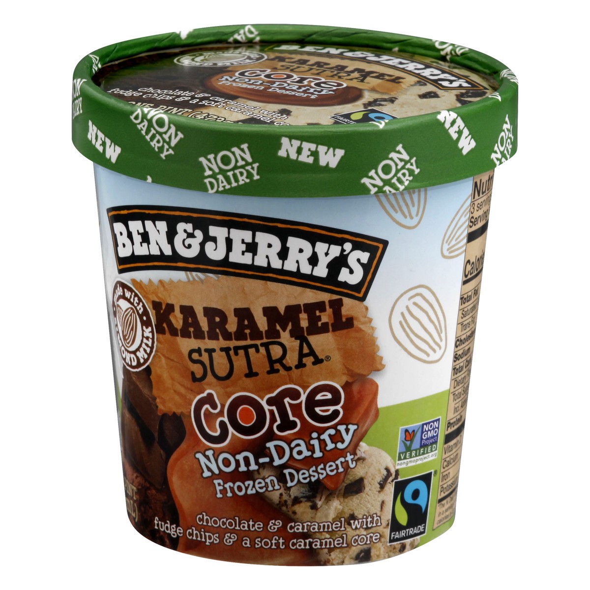 slide 2 of 11, Ben & Jerry's Non-Dairy Karamel Sutra Core Frozen Dessert, 16 oz, 16 oz