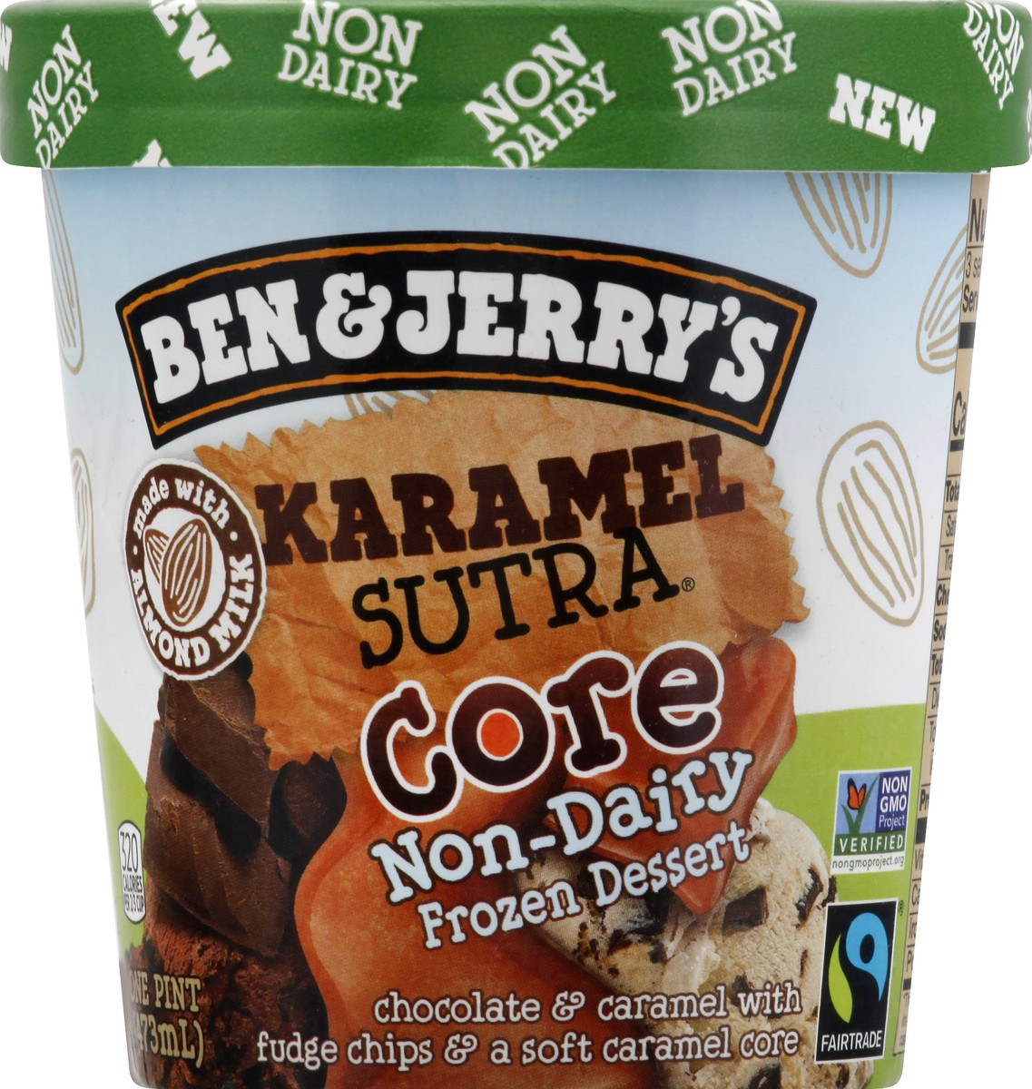 slide 1 of 11, Ben & Jerry's Karamel Sutra Non Dairy Core Frozen Dessert 1 pt, 1 pint
