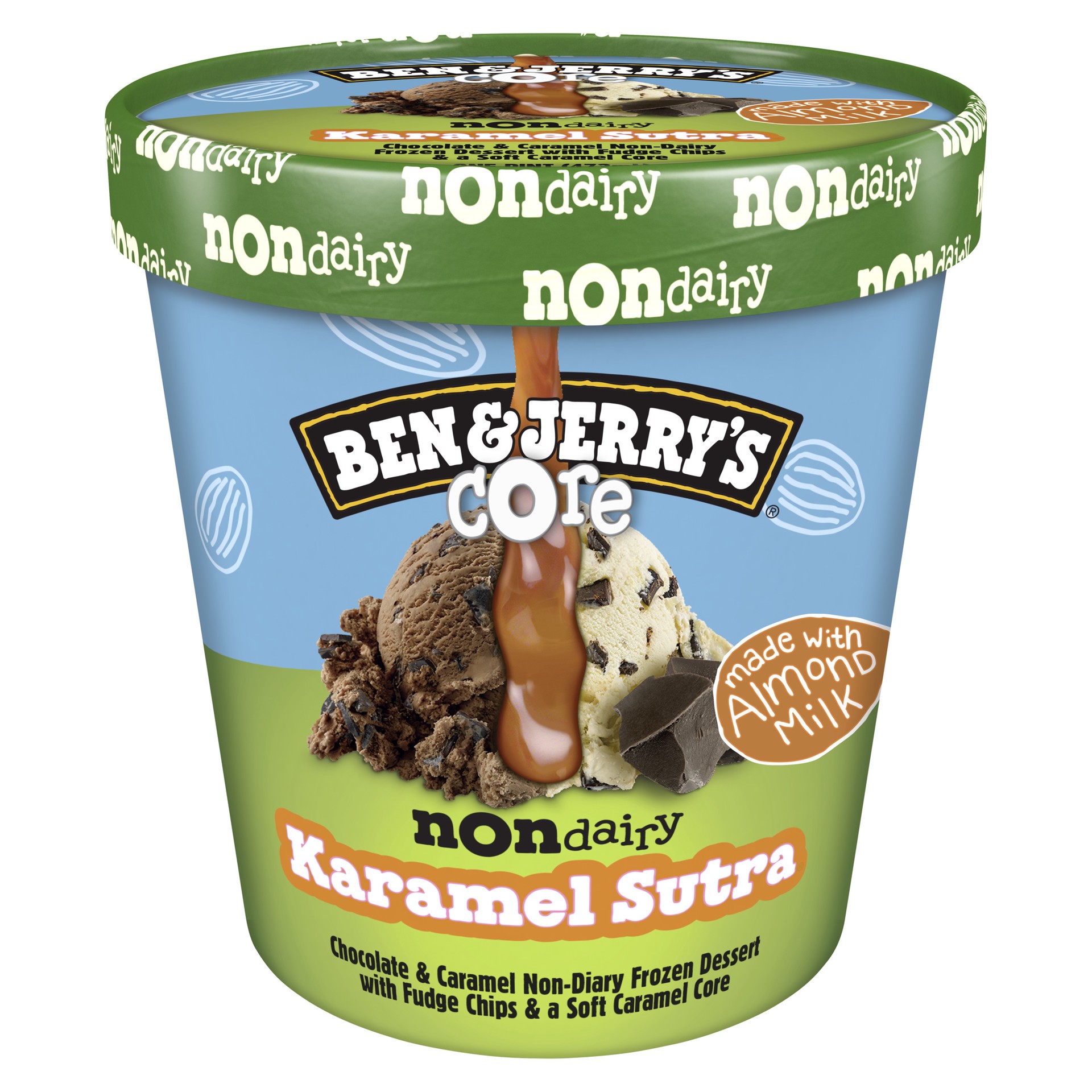 slide 1 of 11, Ben & Jerry's Non-Dairy Karamel Sutra Core Frozen Dessert, 16 oz, 16 oz