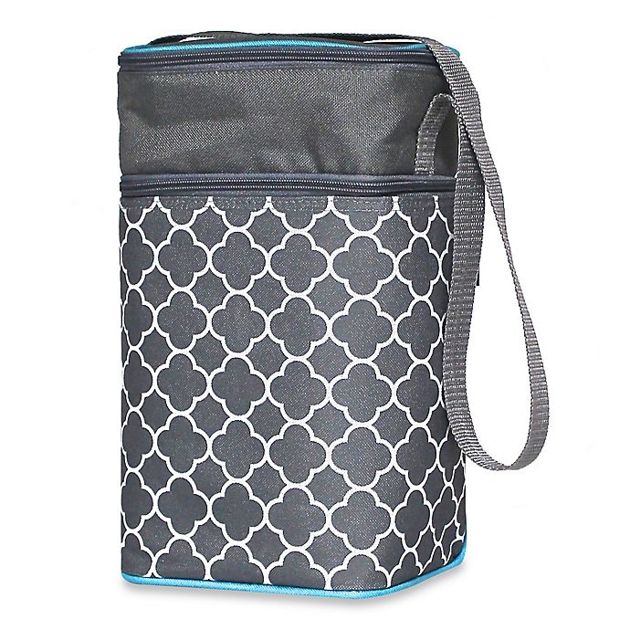 slide 2 of 6, J.L. Childress Insulated Cooler - Grey Clover, 6 ct