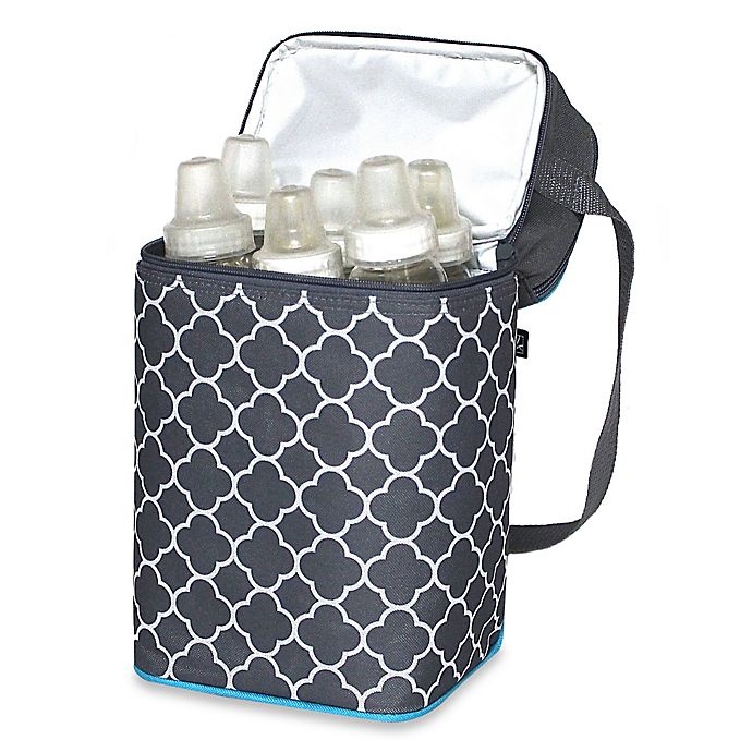 slide 3 of 6, J.L. Childress Insulated Cooler - Grey Clover, 6 ct