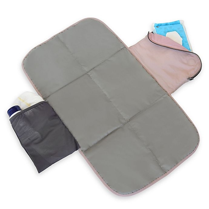 slide 3 of 4, goldbug Portable Changing Pad - Grey, 1 ct