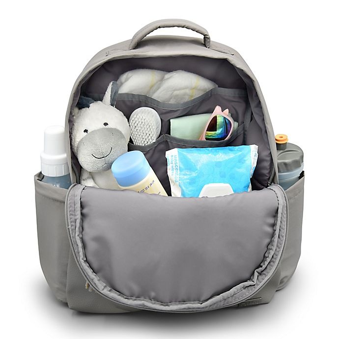 slide 12 of 13, goldbug All Access Diaper Backpack - Grey, 1 ct