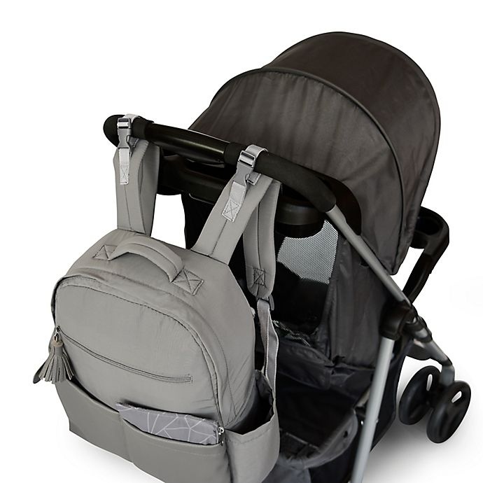 slide 8 of 13, goldbug All Access Diaper Backpack - Grey, 1 ct